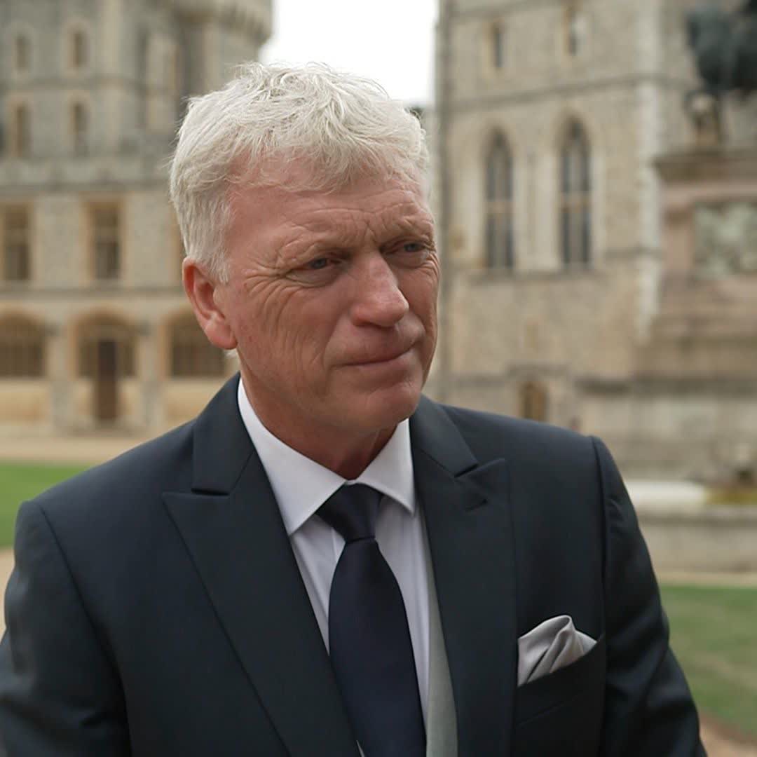 "I'm very humbled" David Moyes after receiving his OBE.