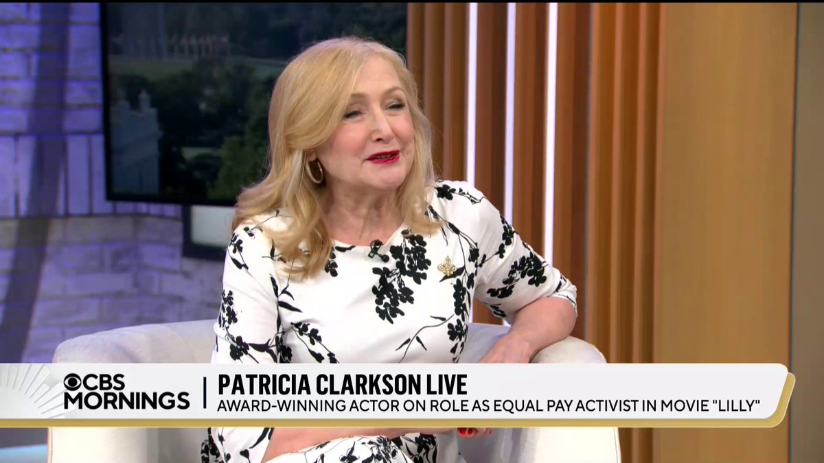 “This film represents all of America”: Actor Patricia Clarkson stars as equal pay activist Lilly Ledbetter in the new film, "Lilly." Clarkson shares why playing Ledbetter was the privilege of her life, her own experiences with pay disparity — and why she decided not to meet Ledbetter before filming: “I wanted to be her. I didn’t want a character.”