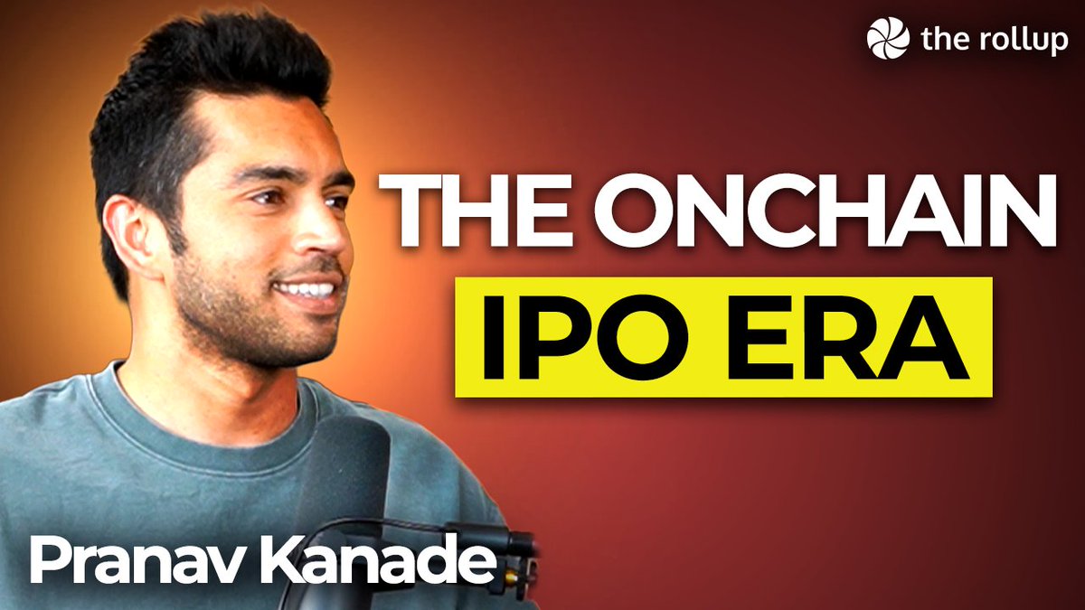 NEW EP: How Institutional Capital Is Entering Crypto Markets in 2025 with Pranav Kanade Pranav Kanade, portfolio manager at VanEck, joins us today to answer questions about the state of institutional crypto allocation, whether or not "alt season" is coming, and why tokenized equities are very for him. In today's episode, Andy sits down with Pranav from VanEck to explore: > How Institutional Capital Actually Moves Into Crypto > The Shift From Venture to Liquid Strategies > Why Focusing On Revenue Is Binary > Tokenized Equities vs Traditional IPOs > What's Really Driving the Next Wave of Capital Full episode links below. Timestamps: 00:00 Intro 00:54 Magic Ad 01:24 Pranav's Conference Experiences 03:54 Pranav's Views on Institutional Adoption 09:17 Venture Opportunities 15:22 Revenue & Real PMF 19:15 Future Cash Flow Projections 21:22 Protocols as a Business 27:20 Mantle Ad 28:01 Omni Ad 28:30 Shifts Away from BTC & Pumps 34:30 Pranav’s Macro Views 40:00 Overvalued Crypto Assets 44:11 Fat App vs. Fat Wallet Thesis 50:00 The Compelling Projects