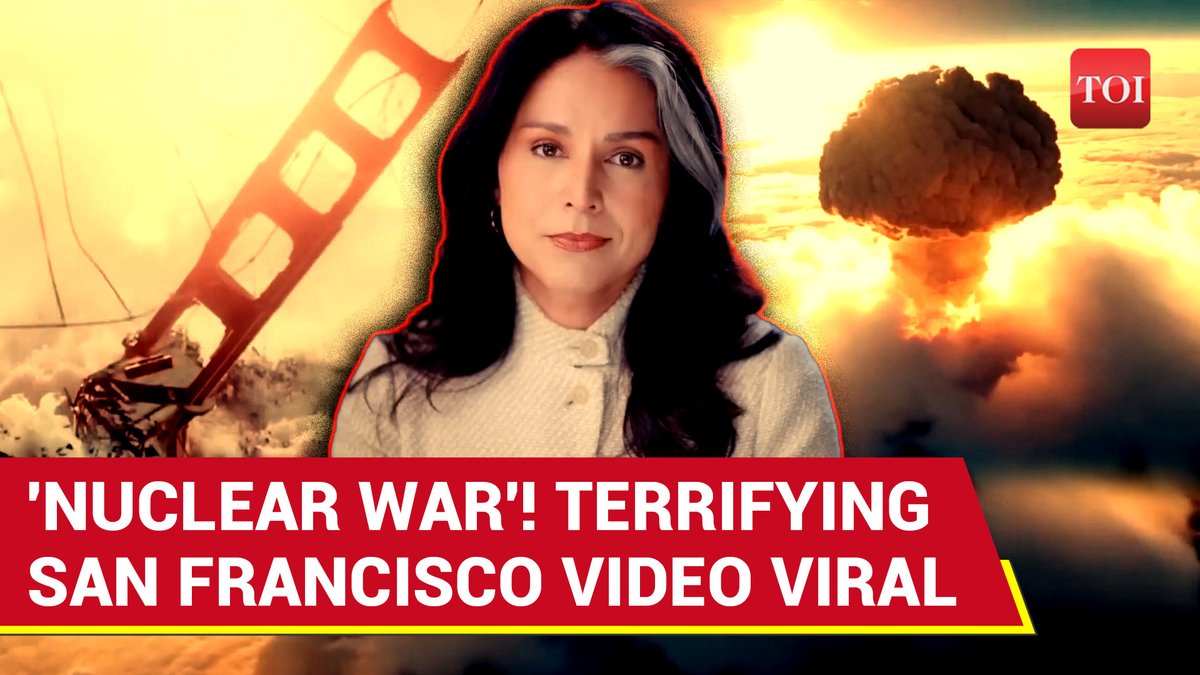 San Francisco bombed, Golden Gate bridge explodes in shocking video posted by #TulsiGabbard | Watch