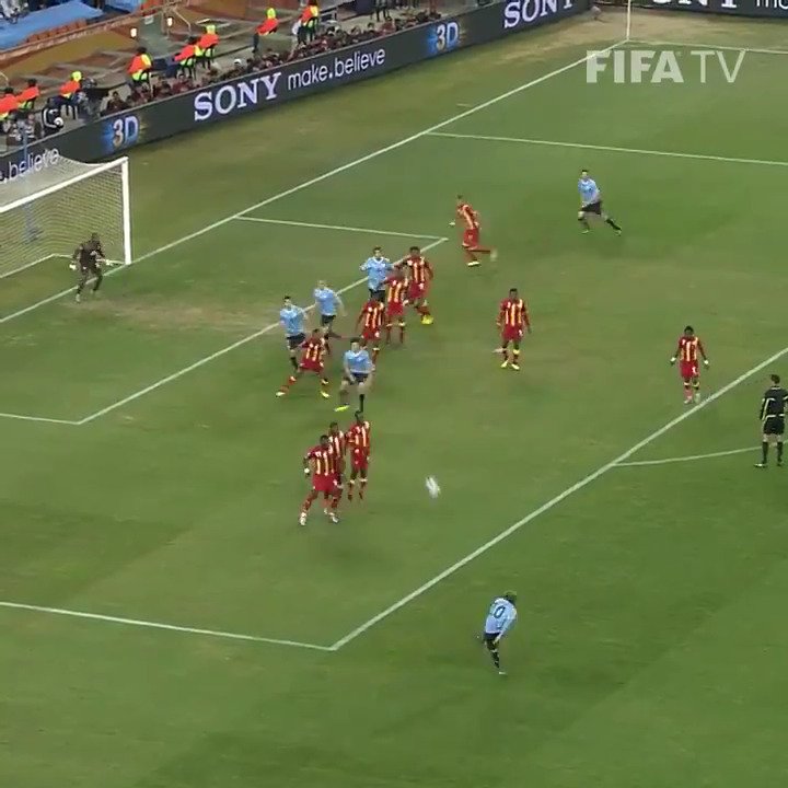 Otro de Cachavacha, esta vez contra Ghana. No por nada ganó el Balón de Oro de ese Mundial 🏅