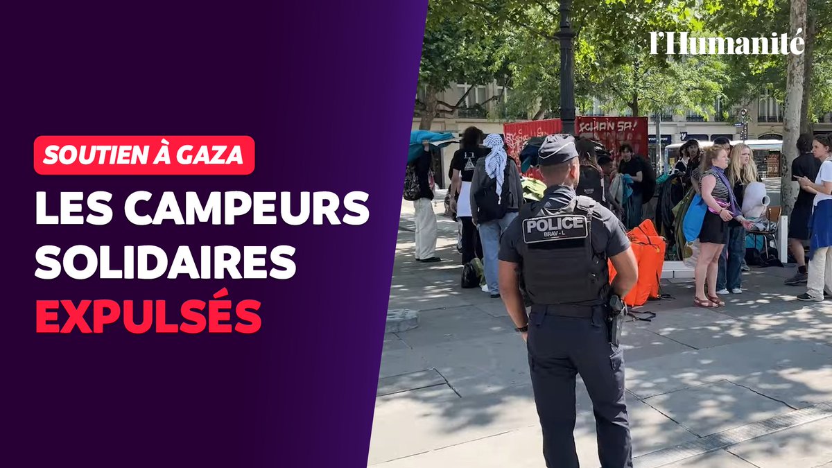 "On ne gênait personne." Sur la place de la République à Paris, des campeurs s'étaient installés en solidarité avec Gaza et l'équipage de la Freedom Flotilla Coalition. Ce 11 juin, ils ont été expulsés par la police.