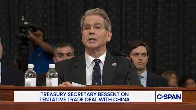 Treasury Secretary Bessent (Treasury Secretary Scott Bessent): "I have just returned in the middle of last night from successful negotiations in London with the Chinese delegation that will not only stabilize the economic relationship between our two economies but make it more balanced."
