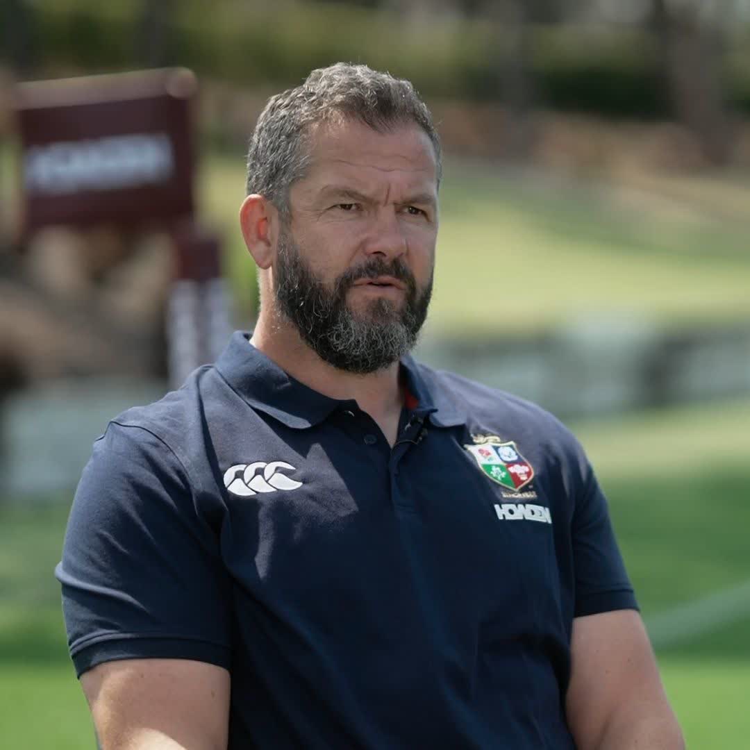 Andy Farrell on the British &amp; Irish Lions' upcoming game with Argentina at the Aviva Stadium in Dublin 🗣️