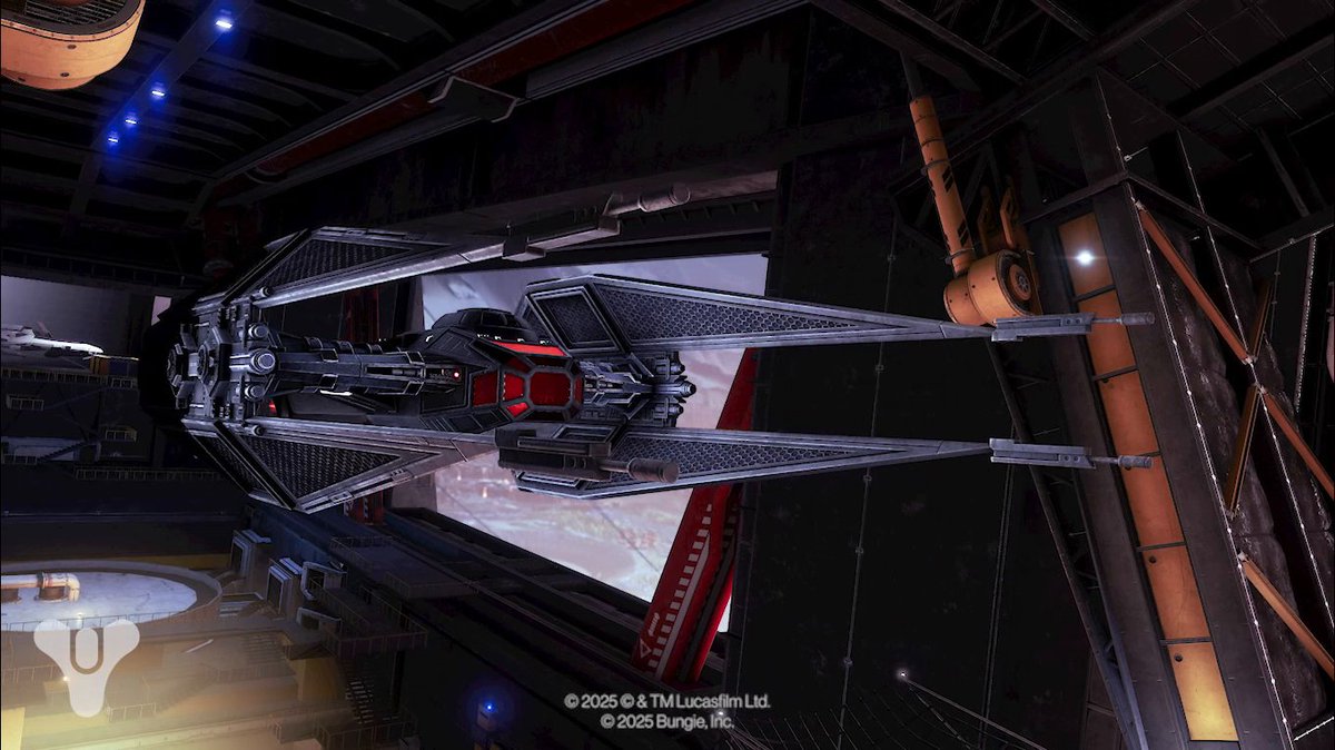 The Silent Vendetta ship is nimble yet aggressive. Inspired by @StarWars and available now in Destiny 2.