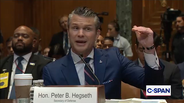 .Secretary of Defense Pete Hegseth Hegseth: The mission in Los Angeles, as you know well, sir, is not about lethality. It's about maintaining law and order..." Senator Jack Reed: "Law and order is a civil function under the Constitution of the United States...not the U.S. military."
