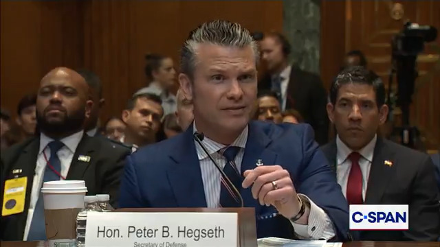 .Senator Dick Durbin: "Give me an example of a 'boondoggle' in medical research and defense health." Secretary of Defense Pete Hegseth Hegseth: "We're talking about some stuff I shouldn't say in public. You know, marbles in the rear ends of cats. Tens of millions of dollars."