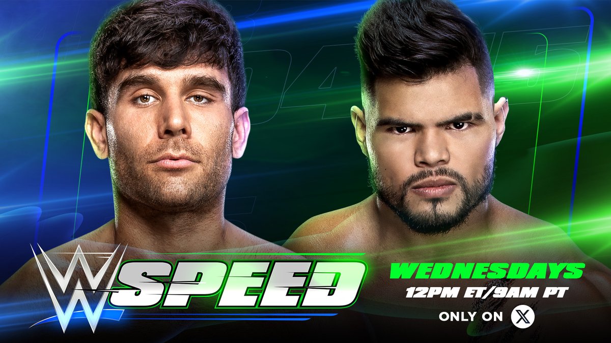 TODAY on #WWESpeed! SUPERNOVA11 and Humberto Carrillo go head-to-head for a #WWESpeed Championship opportunity. Who will challenge Grande Americano? 👊