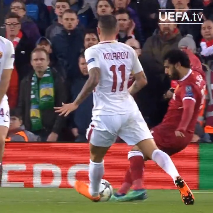 Salah cutting in from the right... 🤤 #UCL