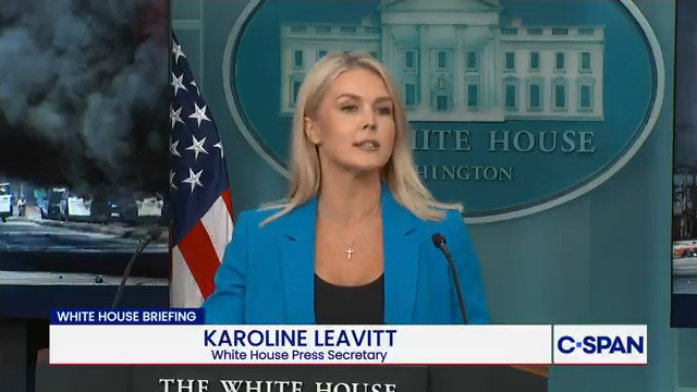 .Karoline Leavitt Karoline Leavitt: "President Trump will never allow mob rule to prevail in America." Full video here: