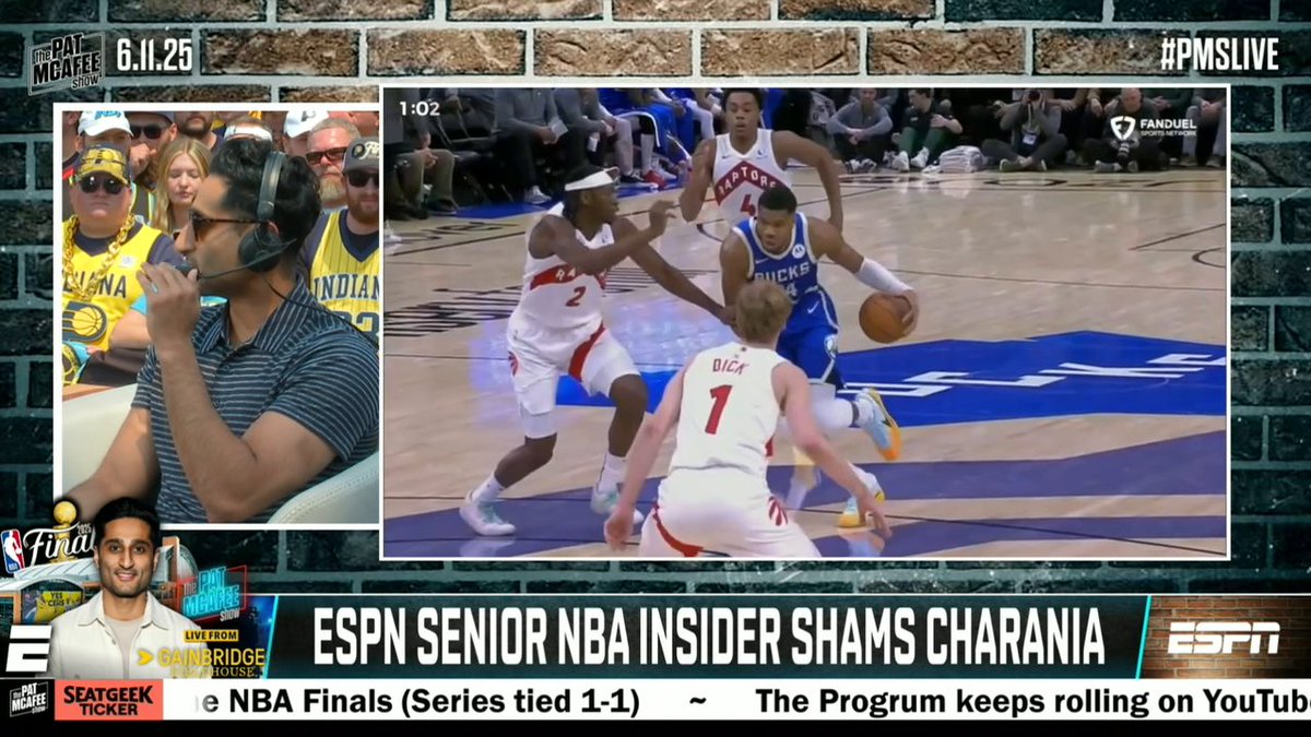 "There's a difference between being open-minded and from what I am told, exploring other options, actively exploring other options. There's a difference between doing that and asking for a trade. He's in the process of figuring out what he wants to do." Shams Charania speaks on Giannis Antetokounmpo and a potential move away from the Milwaukee Bucks (via Pat McAfee)