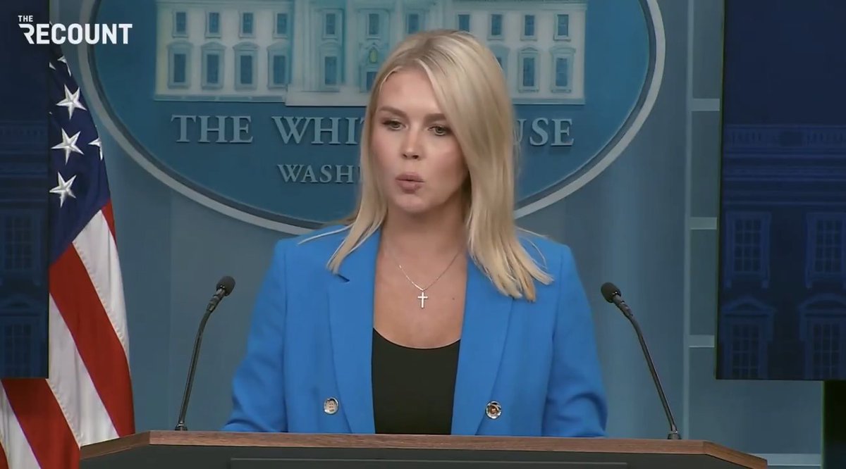 A reporter asks Karoline Leavitt whether President Trump would contact Democratic officials before potentially deploying the National Guard in their state. Leavitt pivots to claim Trump "was in contact with Gov. Gavin Newsom" and gave him prior warning before the deployment.