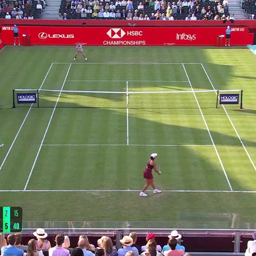 She’s onto the next 🙂↕️ Madison Keys secures her spot in the quarterfinals with a 6-3, 6-2 victory over Zakharova! #HSBCChampionships