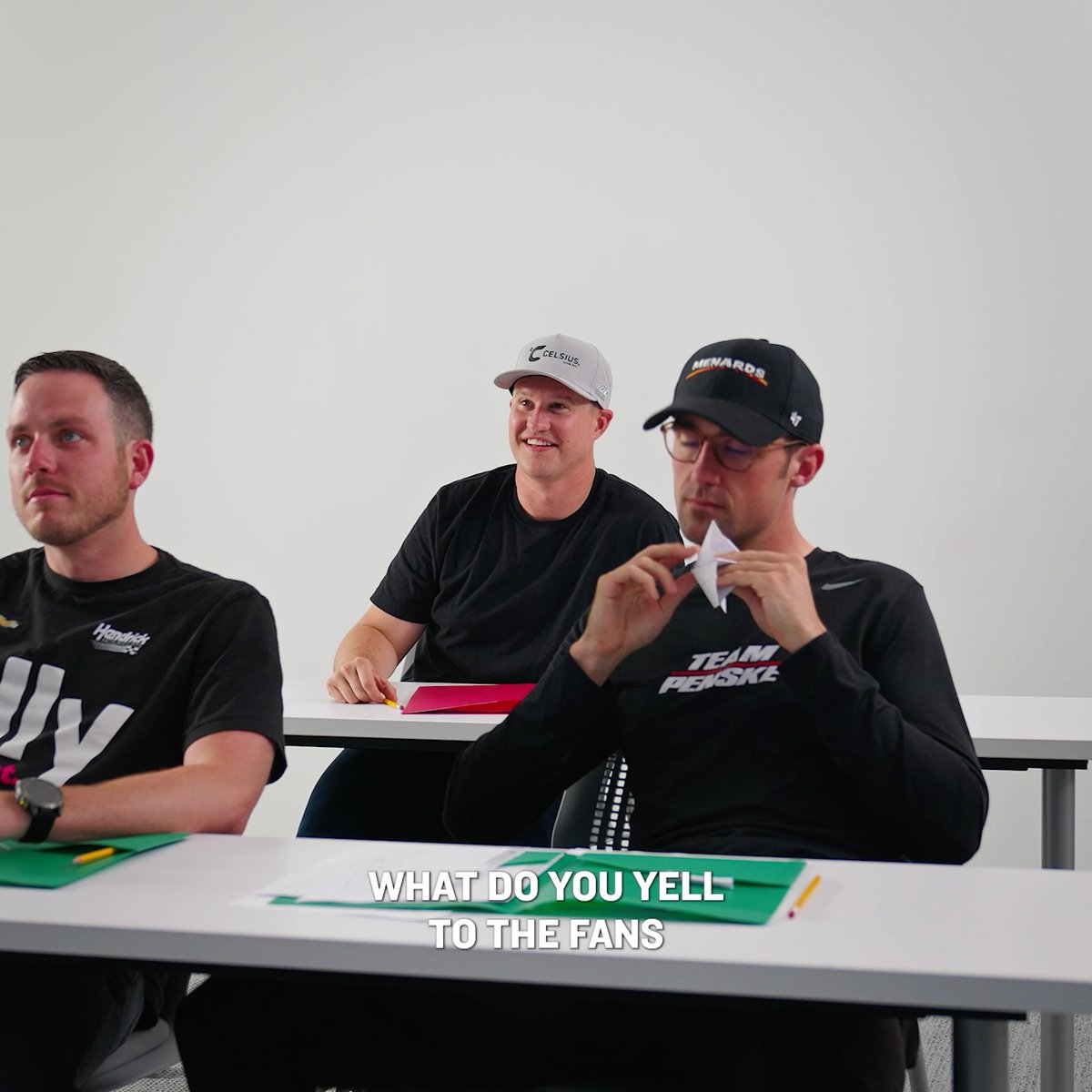 Now the real question is, "What will you say when you win?" Daniel Suárez | #NASCARMexico