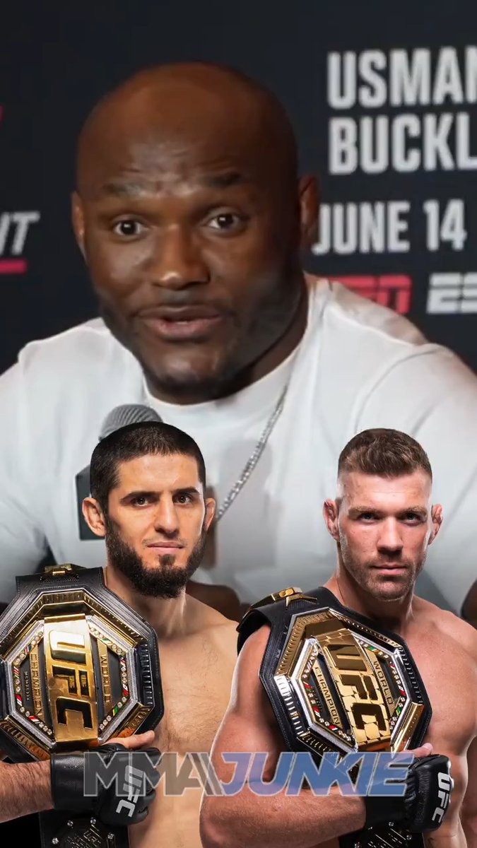 #UFCAtlanta's Kamaru Usman lays out his "pretty simple" plan to finish Joaquin Buckley, beat Islam Makhachev for the 170 belt then move up to 185 and dethrone DDP.