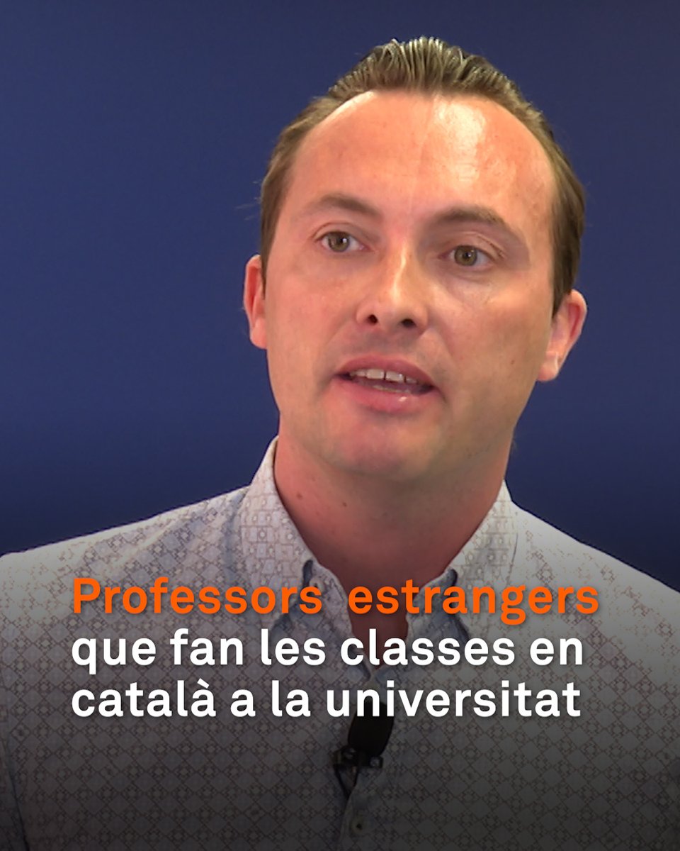 "És important parlar català a la universitat. És respectar la llengua i integrar-se a l'entorn." Són professors vinguts d'arreu del món que treballen a la Universitat Pompeu Fabra i imparteixen les classes en català. Un programa els ajuda a formar-se