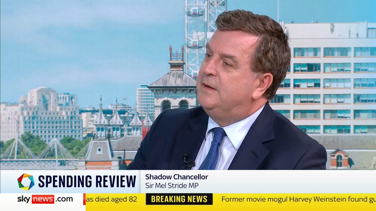 'Is Reform now the official opposition?' - Sky's Ali Fortescue Shadow chancellor Mel Stride responds to the fact that Rachel Reeves mentioned Reform UK more than the Tories in her spending review. #PoliticsHub 📺 Sky 501, Virgin 602 and Freeview 233