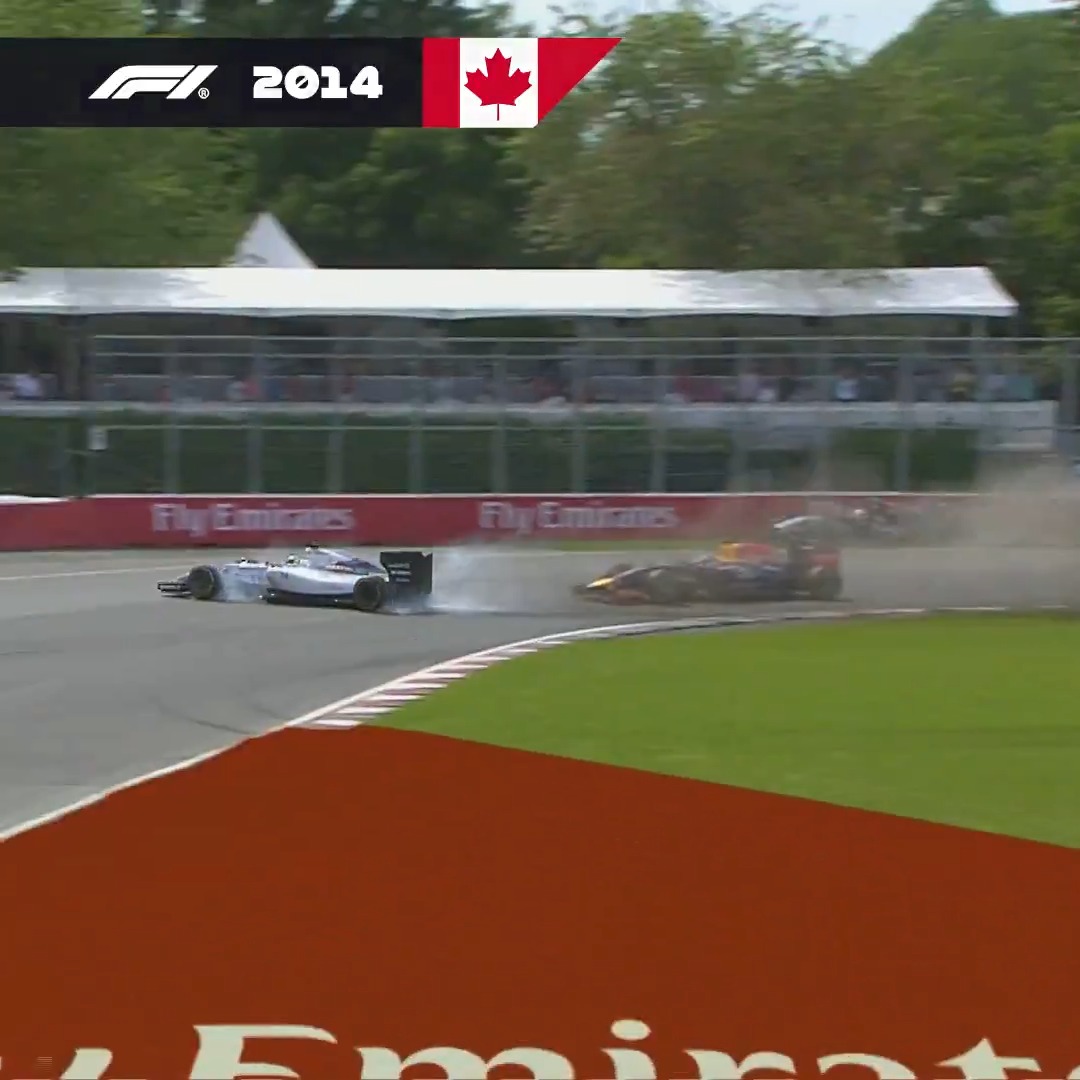 Calm amidst chaos 🧘‍♂️ Watch the breakdown of this masterful reaction from Sebastian Vettel to avoid the high-speed crash happening around him 👏 #F1 #CanadianGP