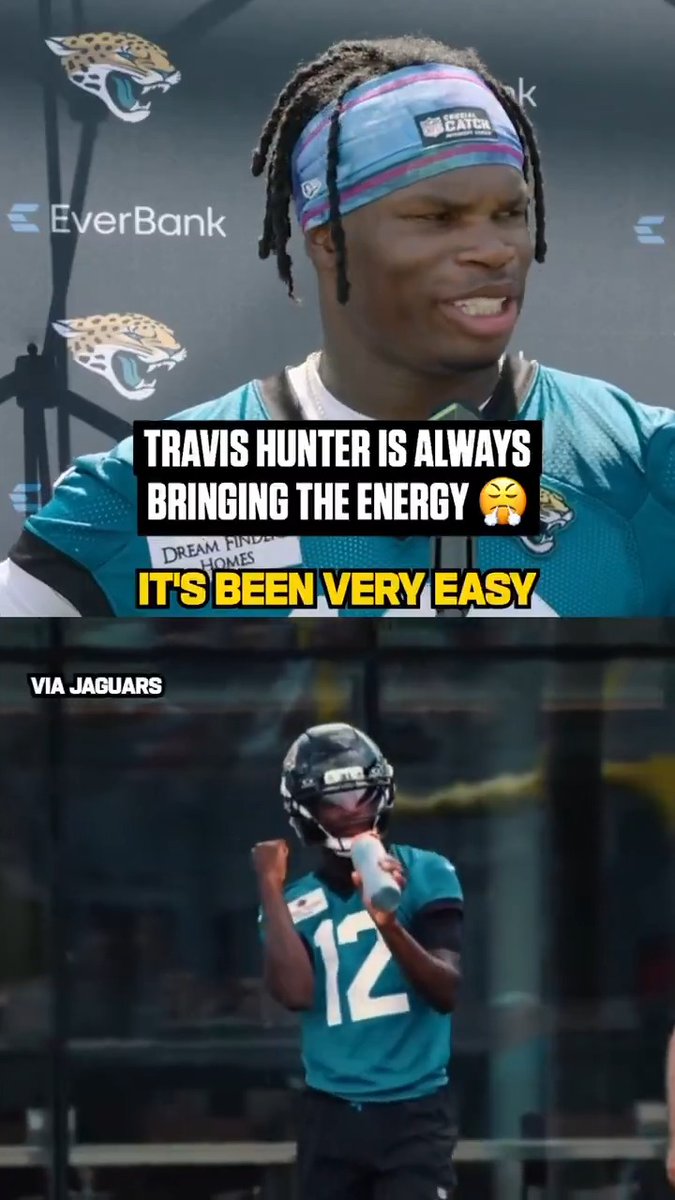 Travis Hunter is having fun with the process 🫶 Travis Hunter | Jacksonville Jaguars