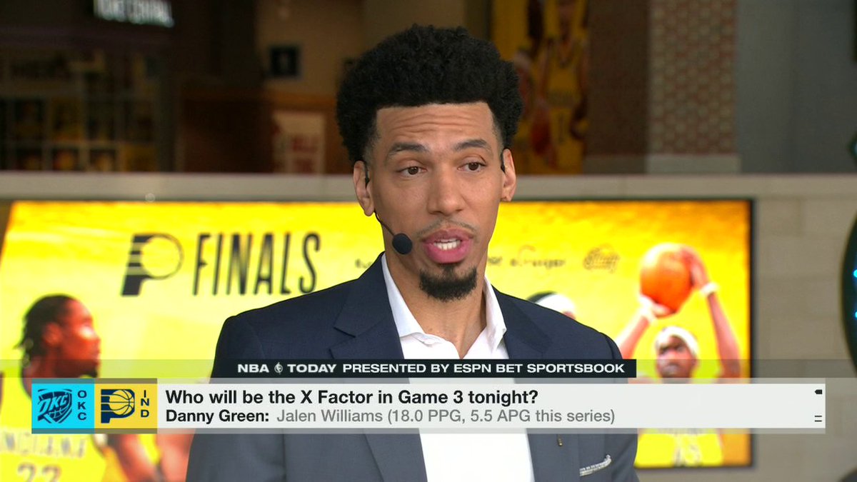 "I'm looking at J-Dub on the OKC side to let people know that he is an All-star and there's a reason why." Danny Green says he is looking for J-Dub to stay aggressive heading into Game 3 💪