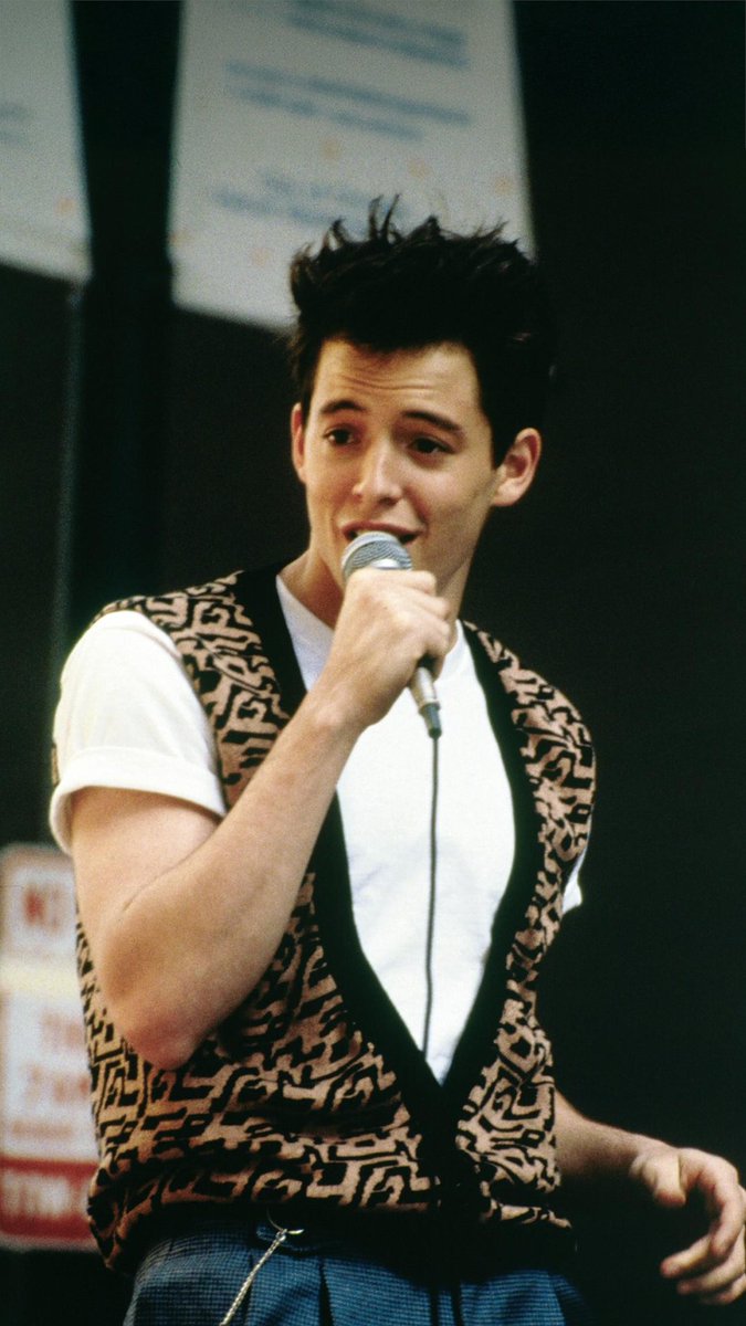 Oh, to be the protagonist in an ’80s teen movie. Ferris Bueller's Day Off (1986), Directed and written by John Hughes