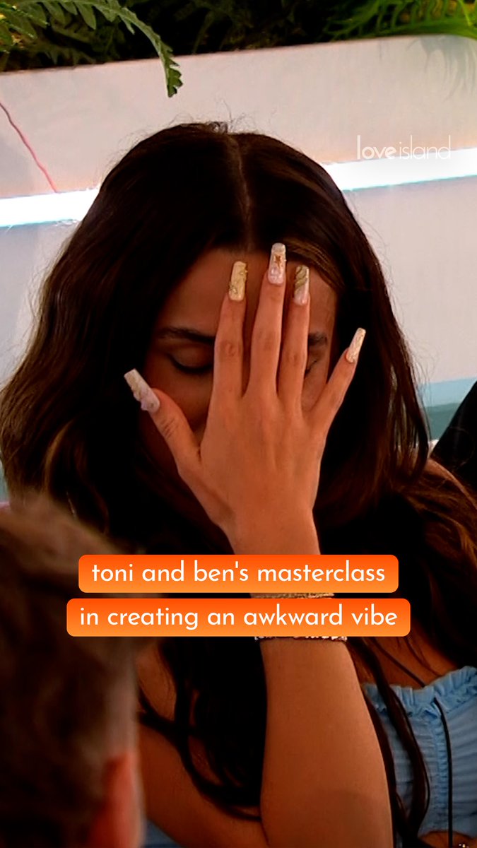 You can cut the tension between Toni and Ben with a knife 😶🌫️ #LoveIsland