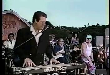 10. Brian Wilson with The Beach Boys performing "Wouldn't It Be Nice" in 1986
