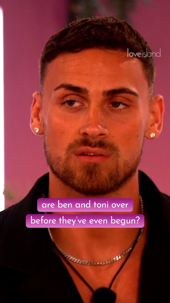 Toni and Ben’s passiveness is radiating through my screen 😭 #LoveIsland