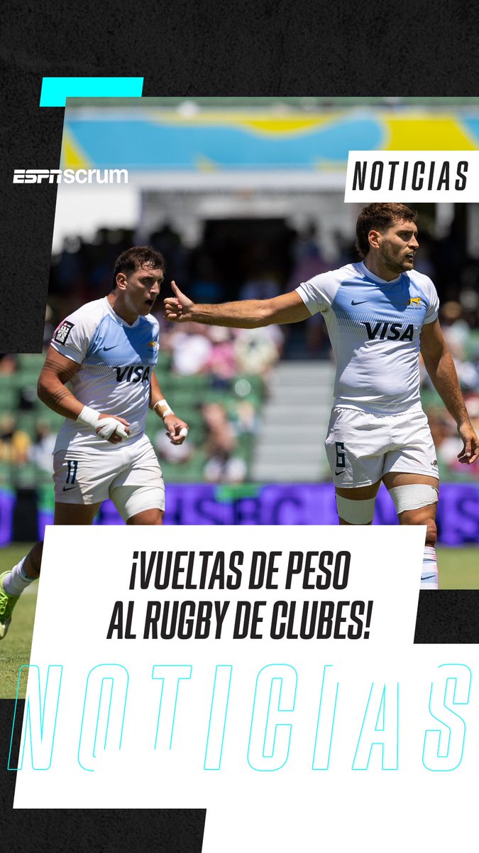 💣 ¡BOMBAZO PARA EL RUGBY NACIONAL DE CLUBES! 🇦🇷 Luciano González Rizzoni, Germán Schulz y Santiago Álvarez Fourcade jugarán para sus respectivos clubes para completar la postemporada de Los Pumas 7s durante el mes de junio. ➕ Mirá todo el rugby en Disney+. #DisneyPlus