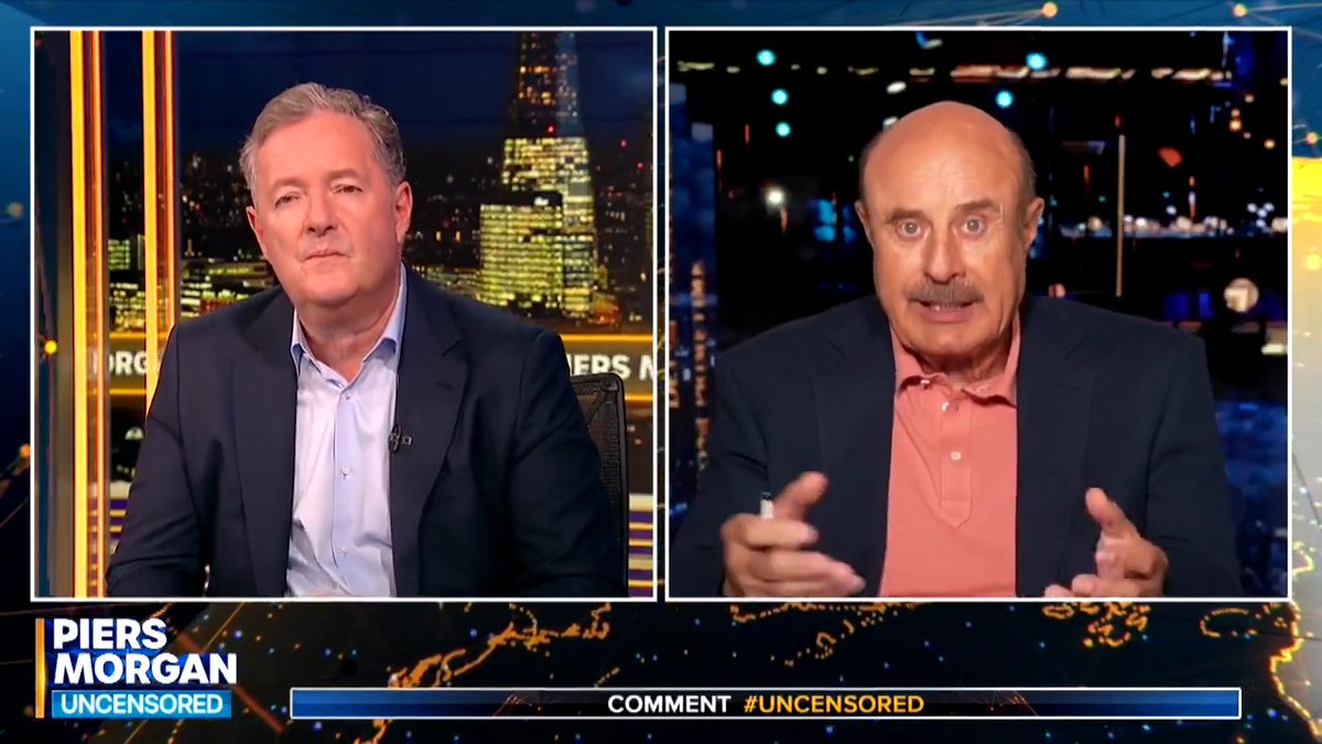 "The federals are out there because Gavin Newsom and Karen Bass have not done their job.' Dr Phil speaks on the LA riots: "This isn't America." Watch more 👇 📺 Piers Morgan | @drphil