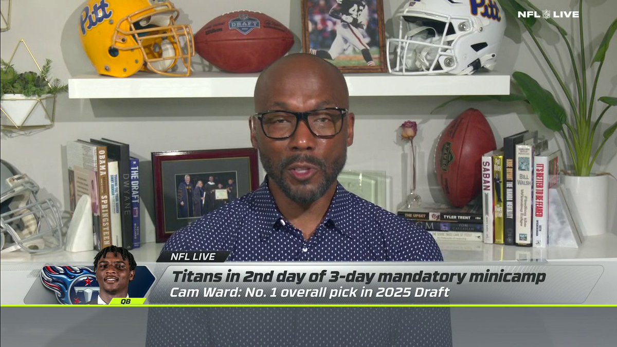 "He's probably one of the least hyped No. 1 overall picks that we've talked about in a long time." Louis Riddick sees big potential for Cam Ward in the Titans' offense 🔥