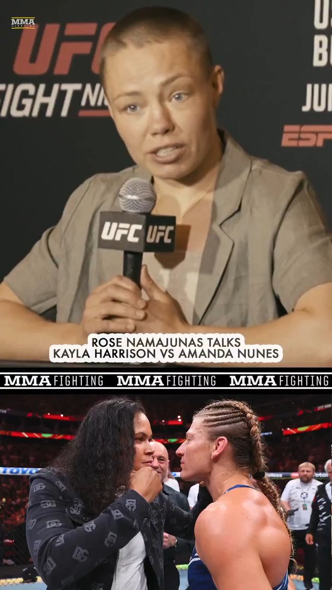 Rose Namajunas is just as excited as you are for Kayla Harrison vs. Amanda Nunes: "It was really good for women's MMA. I was really proud to see how the athletes handled themselves."