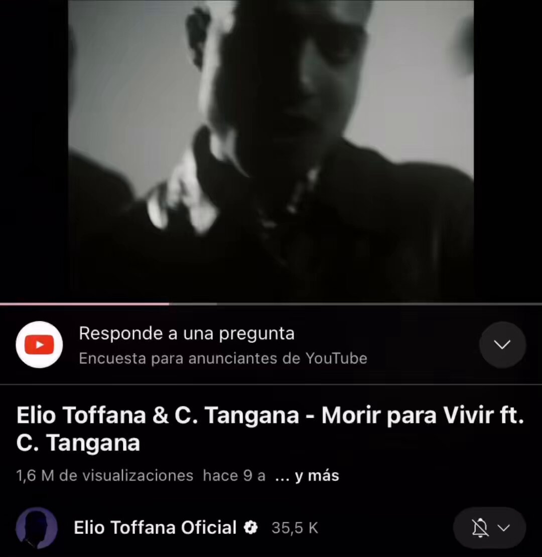 El sample de “Morir Para Vivir” (prod. Dano) de Elio Toffana y C Tangana es esta canción de Rammstein. Para que el que no lo supiera