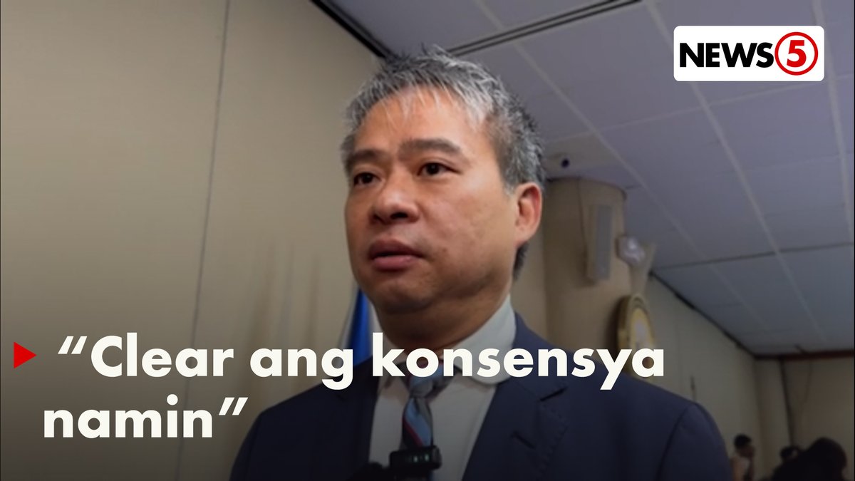 SEN. VILLANUEVA MALINIS ANG KONSENSYA SA GITNA NG IMPEACHMENT ISSUE Tiwala si Sen. Joel Villanueva na tama ang naging pasya ng Senado kaugnay ng impeachment case laban kay VP Sara Duterte.