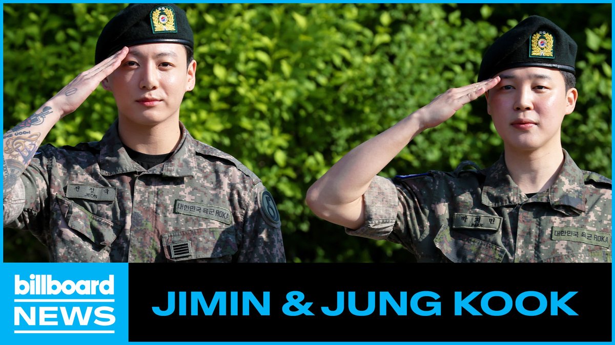 Jimin and Jung Kook of BTS have completed their mandatory military service. #BillboardNews
