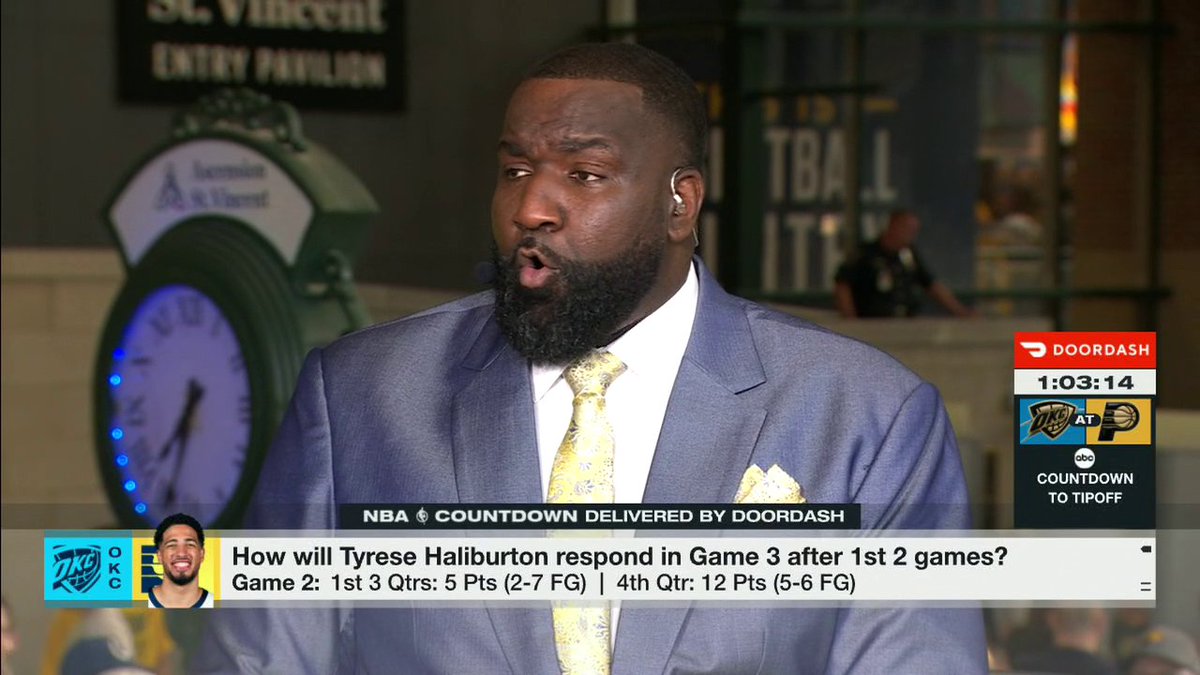 .Kendrick Perkins says he's tired of the excuses for Tyrese Haliburton's box score in the NBA Finals 😳 "You're not a role player. You're a star."
