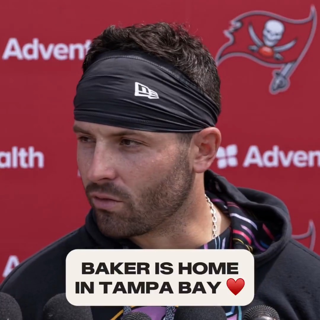 It's easy for Baker Mayfield to call Tampa Bay "home" ♥️