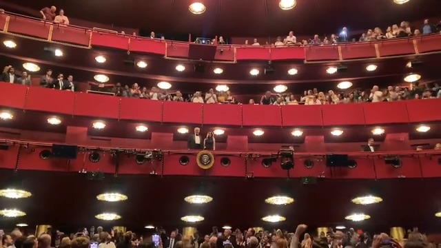 Donald Trump is booed at the Kennedy Center