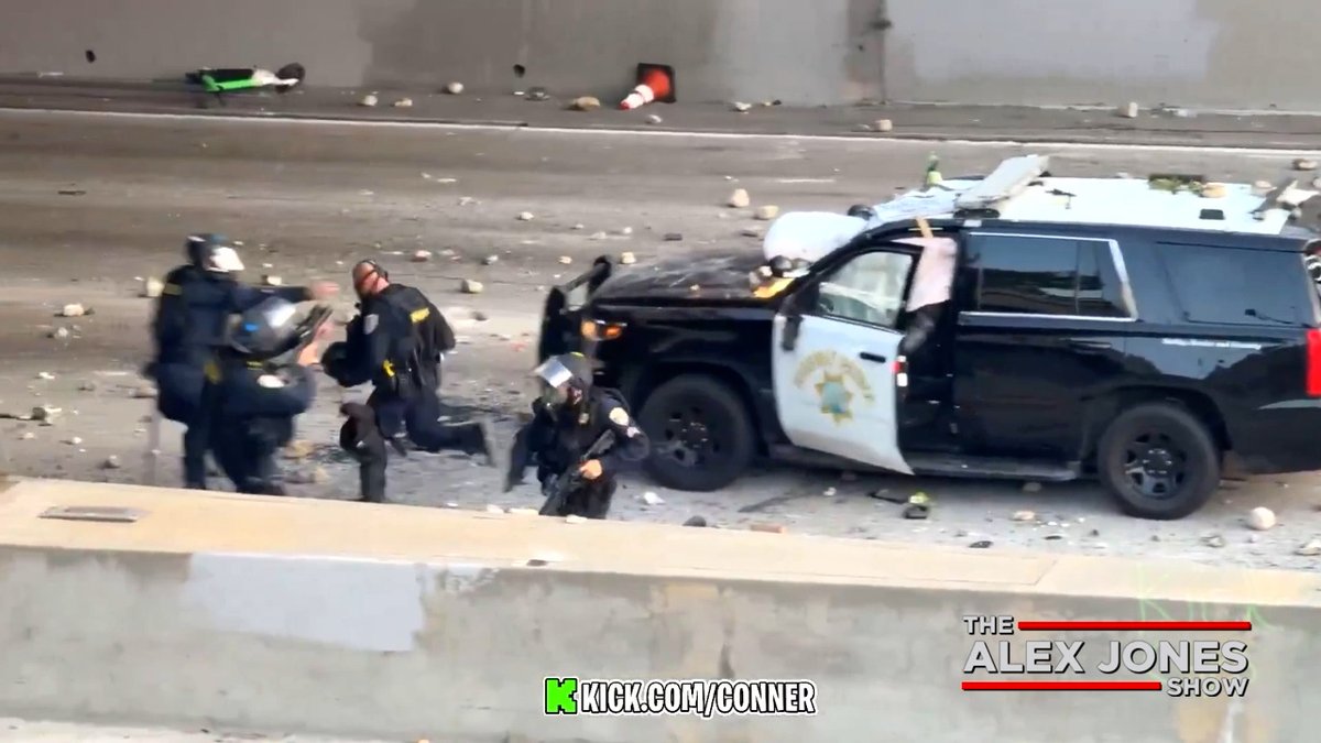 BREAKING: LAPD Leaks Proof That The Communist Mayor, Karen Bass, Ordered Them To Not Come To The Rescue Of State Police While A Violent Mob Tried To Kill Them With Cinderblocks Former FBI Counterterrorism Expert Kyle Seraphin & Alex Jones Respond To The Confirmed Treasonous Actions Of The Mayor