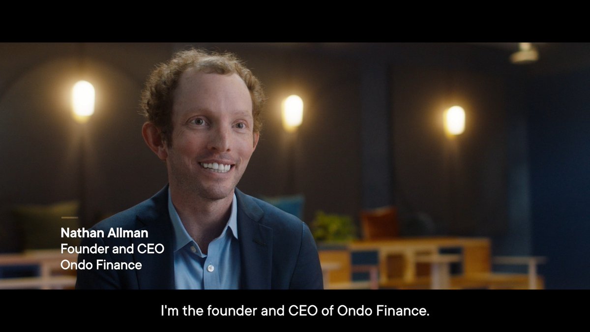 Tokenized treasuries. Real commercial utility. Onchain access. Ondo Finance’s Nathan Allman 🌊 shares why OUSG on the XRPL, settled seamlessly with RLUSD, is a milestone for institutions. This is how tokenization goes mainstream.