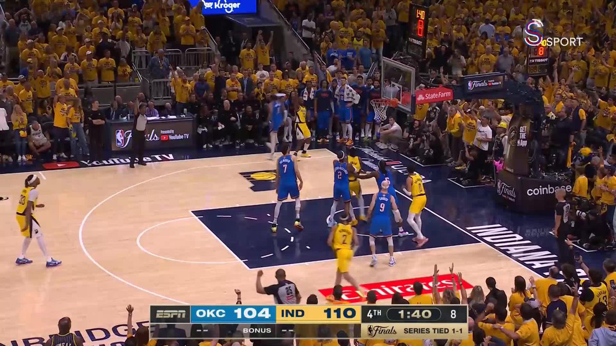 Indiana Pacers bitime 69 saniye kala farkı 8'e çıkardı 👊
