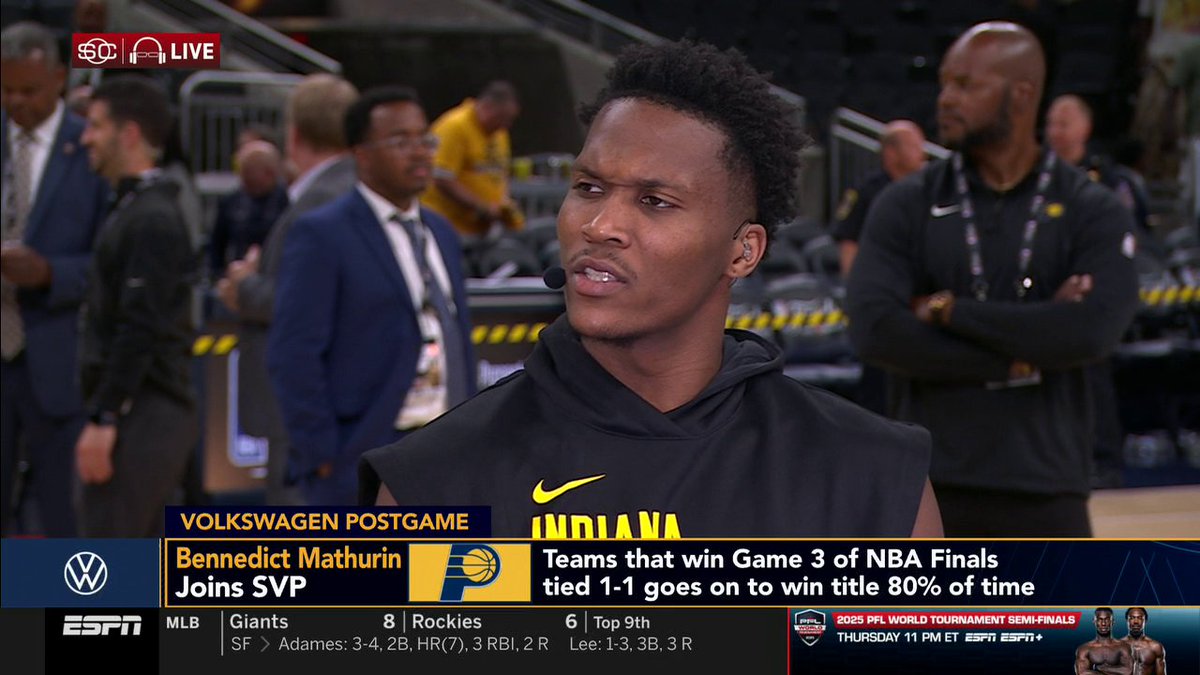 Bennedict Mathurin said the Pacers were aware of just how important winning Game 3 was 🔥