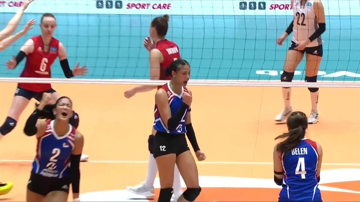 CANINO KA LANG? 🇵🇭 Angel Canino powers through in offense to lead the Alas Pilipinas’ second-set surge against Kazakhstan in the 2025 AVC Women’s Nations Cup. #AlasPilipinas