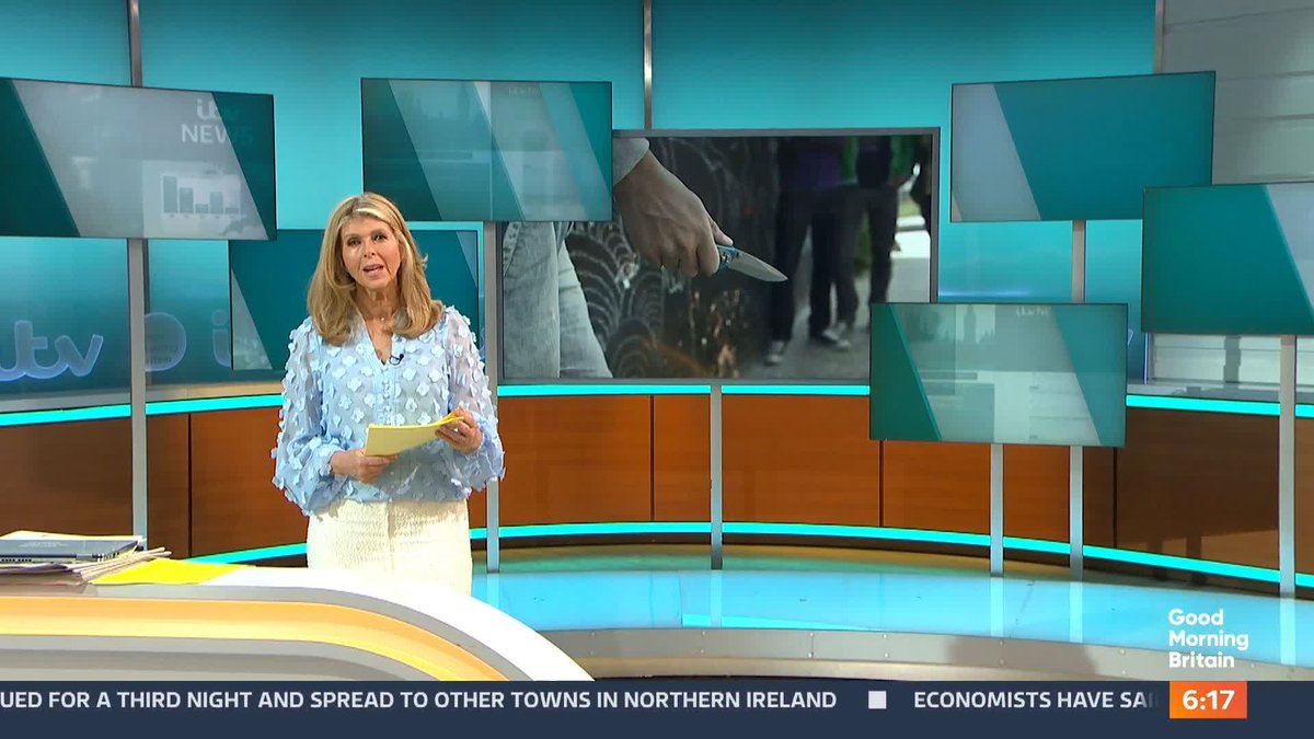 Scotland's First Minister John Swinney will host a youth violence summit later, as part of attempts to tackle knife crime in the country. Two teenagers have died in separate stabbing incidents there this year. Juliet Dunlop reports.
