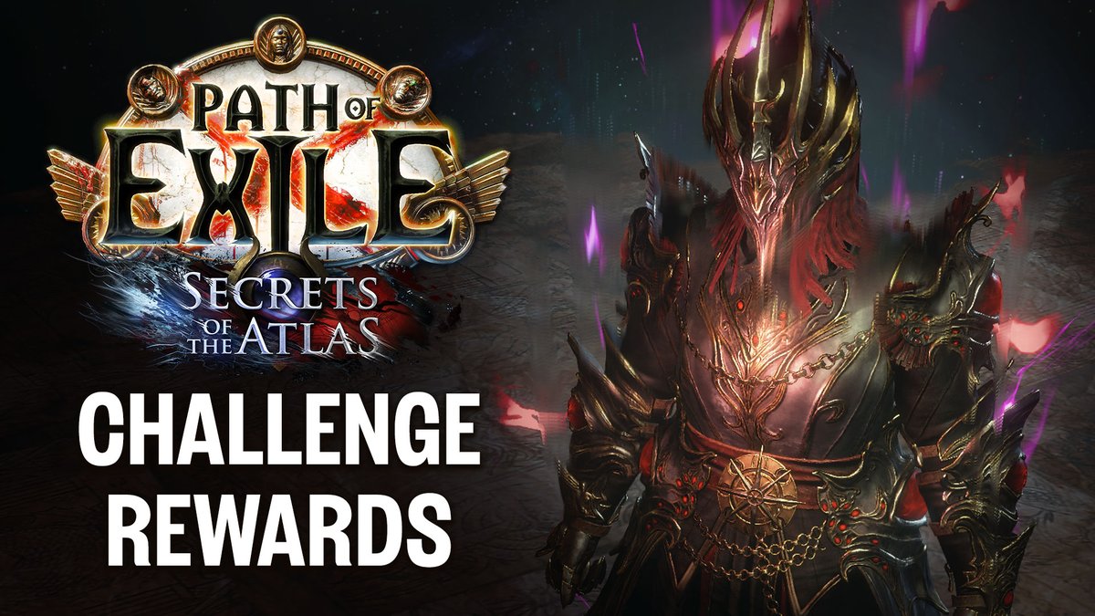 In the Mercenaries League, you’ll be able to earn a set of exclusive microtransactions themed around the Secrets of the Atlas expansion by completing 40 new challenges. Check out the Watcher's Wrath Armour Set below!