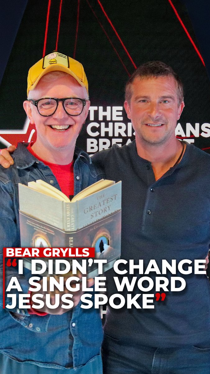 This is the proudest thing I've achieved 💯 Awesome adventurer Bear Grylls OBE pops by to chat about his new book, The Greatest Story Ever Told Watch the full chat here: