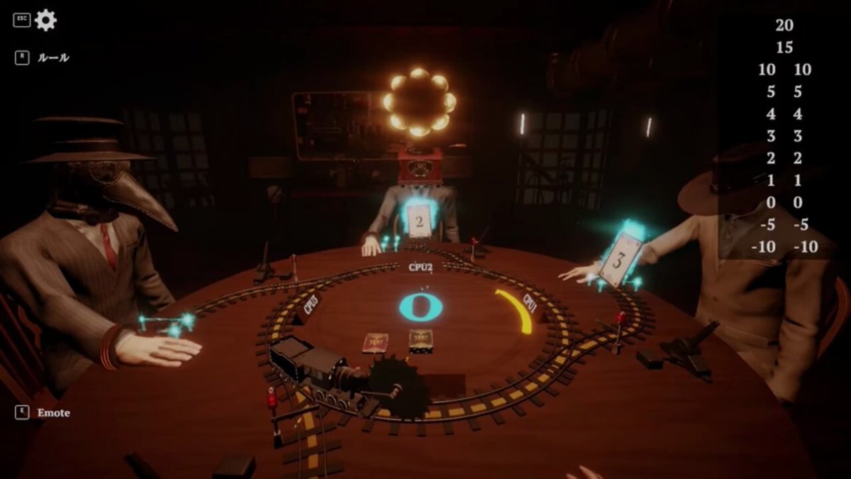 敗北＝手が切られる、命がけマルチプレイボードゲーム『The Grim Gamble』Steamで早期アクセス開始 インディアンポーカー形式で、場の数字の合計を予想するルール“MAX OUT”が収録されている。今後、新たなボードゲームも継続的に追加予定。