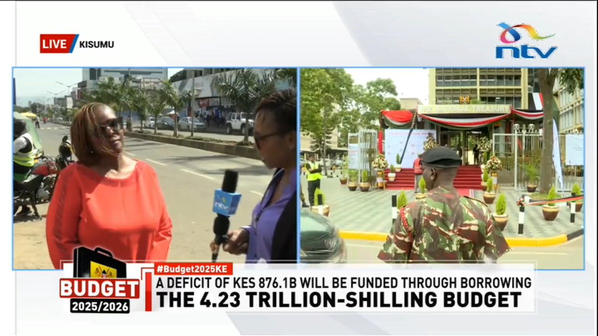 “Mbadi the whole country is watching.” “Mimi naona nimenyanyaswa. Tunataka kujua pesa yetu huwa inaenda wapi.” Kisumu residents share their thoughts ahead of the budget reading today by CS Mbadi. #Budget2025KE Judith Cherono Number8, the poet