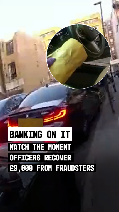 Two men impersonating police officers conned an elderly victim out of almost £15k over three days. They claimed this was part of an ‘investigation’ into a bank distributing fake notes. Met officers were able to intercept £9k in cash and arrest both suspects.