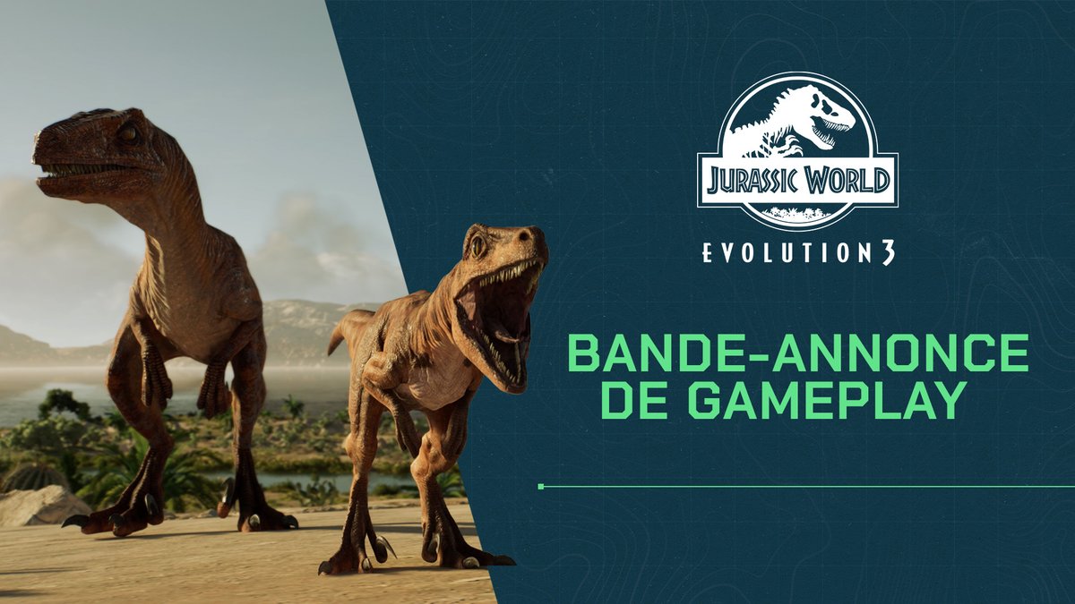 La famille préhistorique s'agrandit ! Élevez la prochaine génération et construisez votre propre Jurassic Park en partant de zéro. Sortie le 21 octobre - Précommandez sur PC, PS5 et Xbox X|S.